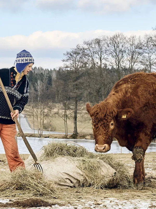 Bio-Bäuerin im Fichtelgebirge