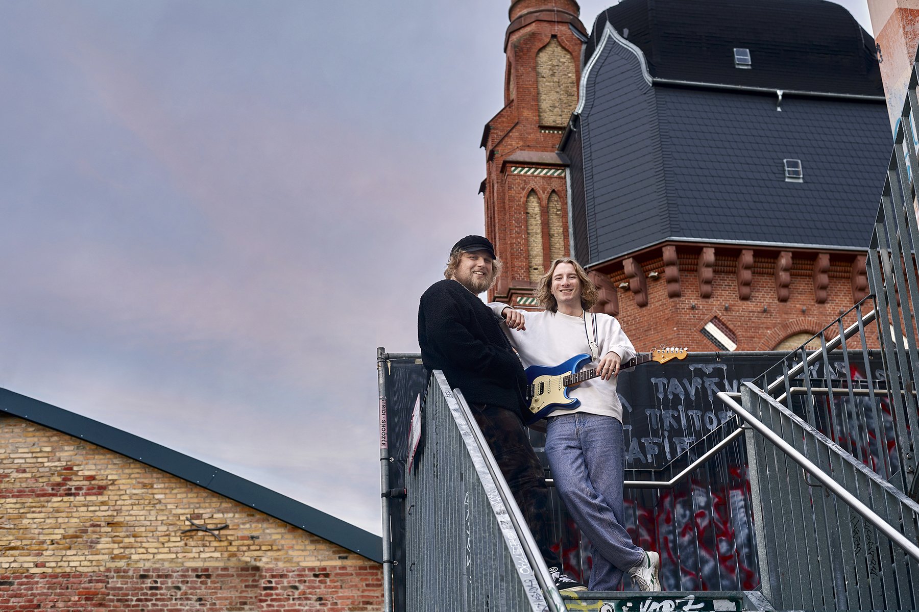 Die Musiker Maël Brunner und Jonas Brochhausen | Reportagefoto von Nathalie Zimmermann